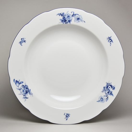 Mísa mělká kulatá 30 cm (klubový talíř), Thun 1794, karlovarský porcelán, ROSE 80061