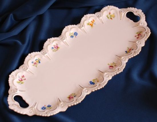 Tác 50 cm, Lenka 247, Růžový porcelán z Chodova