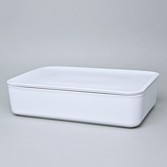 Mísa zapékací s víkem 35 x 23 x 8 cm, NO LIMITS, porcelán Seltmann
