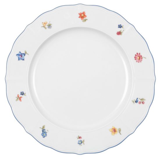 Dining plate 26 cm, Sonate 34032 flowers, Seltmann porcelain