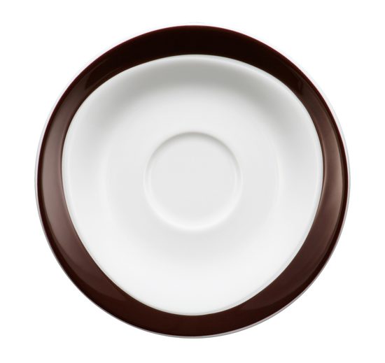 Saucer 16 cm Trio Zartbitter 23602, Seltmann porcelain