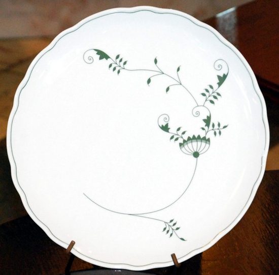Cake plate 31 cm, Eco green, Cesky porcelan a.s.