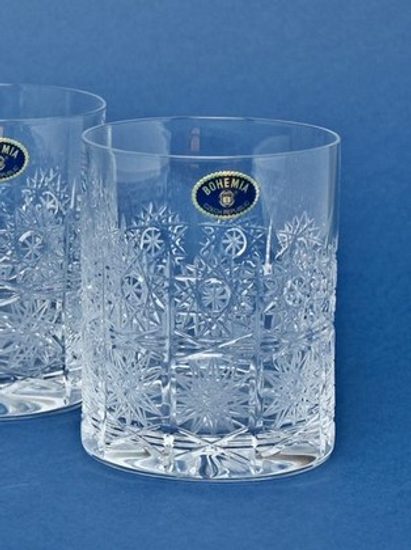 Whisky / cognac glass 330 ml, 500PK cut, Crystal Bohemia