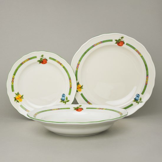 Plate set for 6 persons, Cesky porcelan a.s.