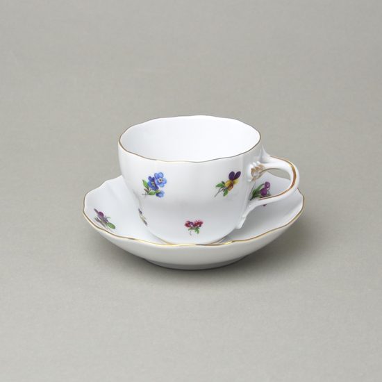 Šálek a podšálek A/2 + B, 170 ml / 14 cm, rakouská házenka