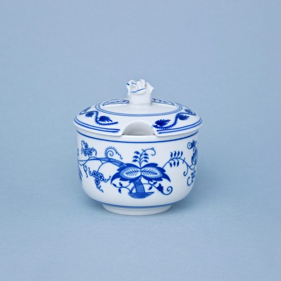 Sugar bowl 0,20 l, lid with hole for spoon, Original Blue Onion pattern