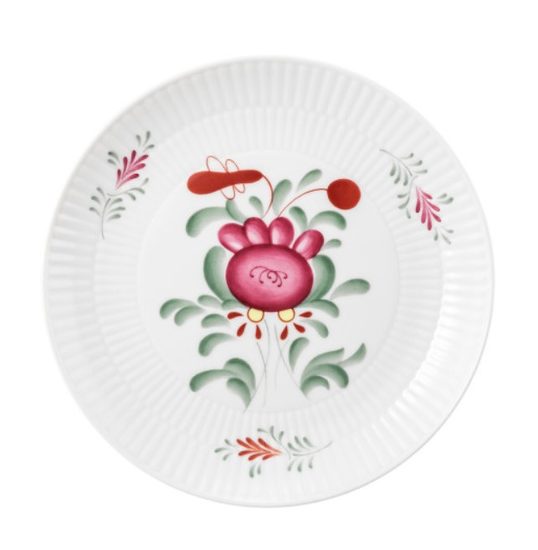 Plate dessert 19 cm, Amina ostfriesenrose, Tettau porcelain