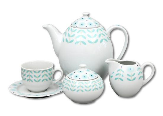 Coffee set for 6 pers., Thun 1794 Carlsbad porcelain, Opal 80519