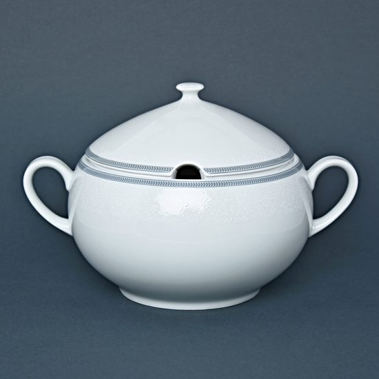 Soup tureen 2,8 l, Thun 1794 Carlsbad porcelain, Opal 80446