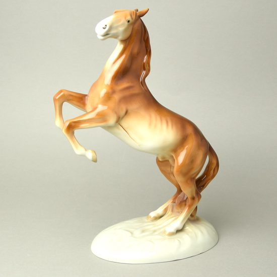 Kůň (velký), 24,5 x 13,5 x 35,5 cm, Luxor, Porcelánové figurky zvířat Duchcov, 2.j.
