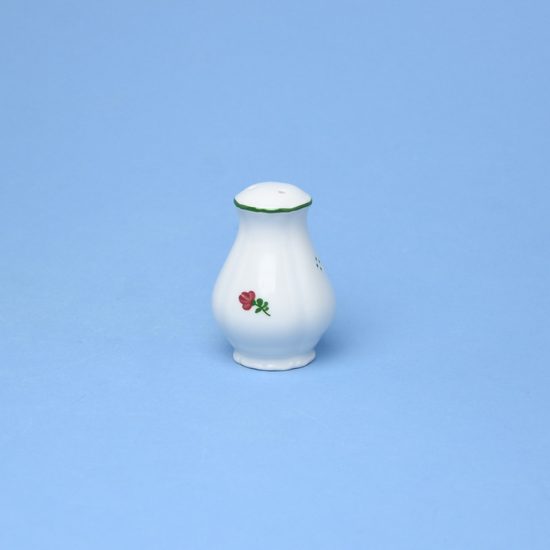 Shaker 7,5 cm - Salt, Verona red flowers + green, G. Benedikt 1882
