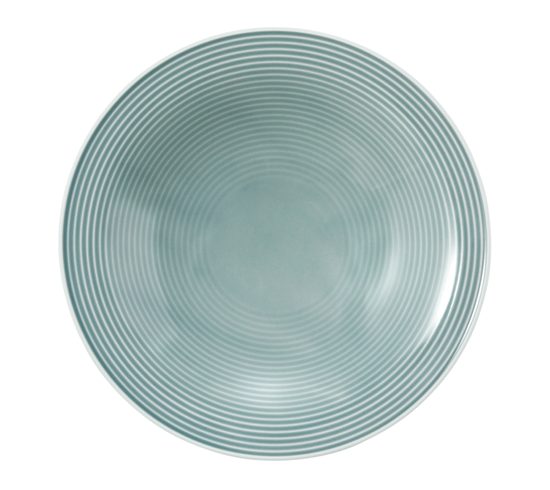 Beat arctic blue: Plate deep 22,5 cm, Seltmann porcelain