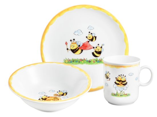 Bees: Children set 3 pcs., Compact 65152, Seltmann porcelain
