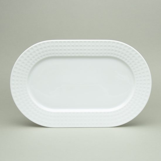 Dish oval flat 32 cm, Onyx, THUN 1794