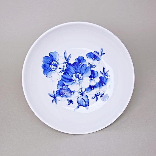 Bowl deep 21 cm, blue flower, Cesky porcelan a.s.