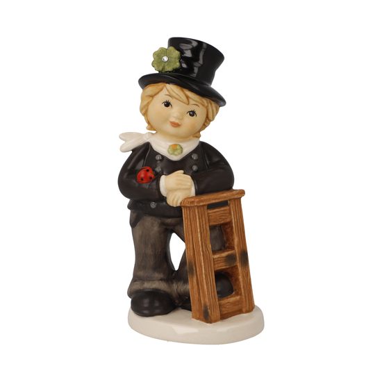 Kominíček se štaflemi 6,5 / 5,5 / 13 cm, kamenina, Goebel