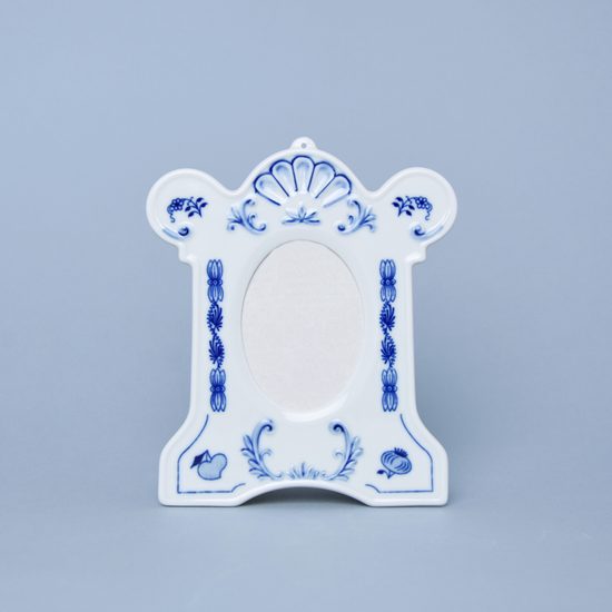 Wall Picture frame 13,5 x 17 cm (for a photo 9 x 7 cm), Original Blue Onion Pattern