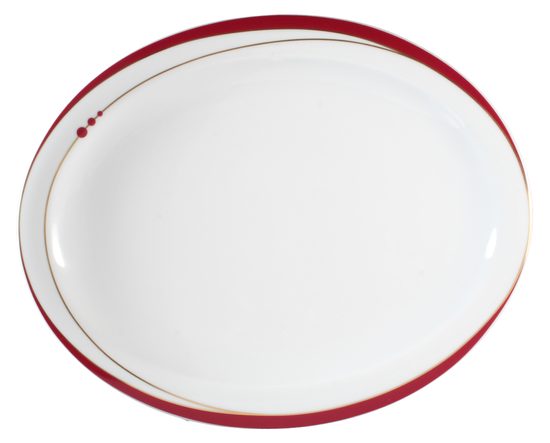 Podnos oválný 31,5 x 26 cm, Mirage 22539, Porcelán Seltmann
