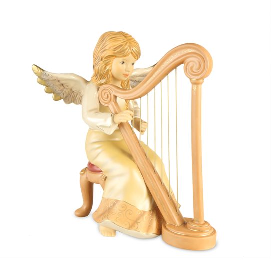 Angel Gentle Melody 34,5 / 27 / 36 cm, stoneware, Goebel