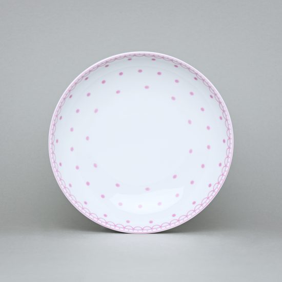 Tom 30357b0 pink: Plate deep 20,5 cm, Thun 1794, karlovarský porcelán