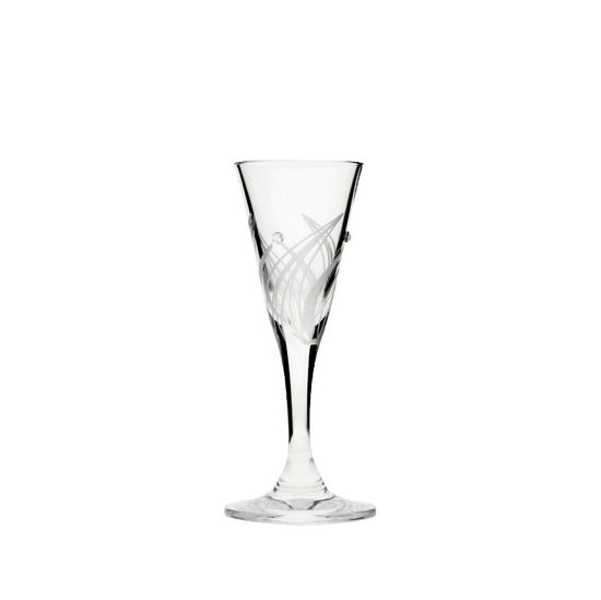 Set of 6 Liqueur Glasses Malibu 25 ml, with Swarowski Crystals