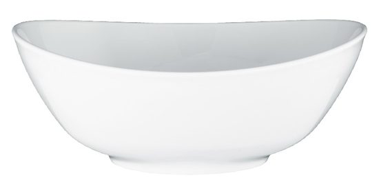 Bowl oval 25,5 cm, Modern Life UNI white, Seltmann Porcelain