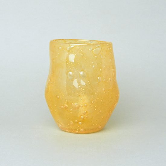 Barevná sklenička se sodou - ŽLUTÁ, Pačinek GLASS