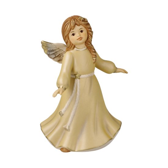 Anděl plný radosti 11 / 8,5 / 15 cm, kamenina, Goebel