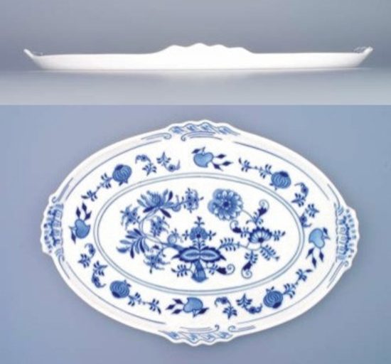 Tray oval 39 x 27 cm, Original Blue Onion Pattern