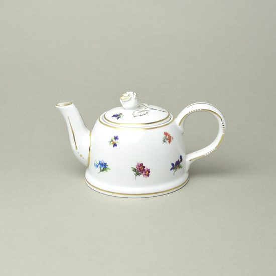 Konvice čajová M s víčkem a sítkem 0,35 l, házenka rakouská, Český porcelán a.s.