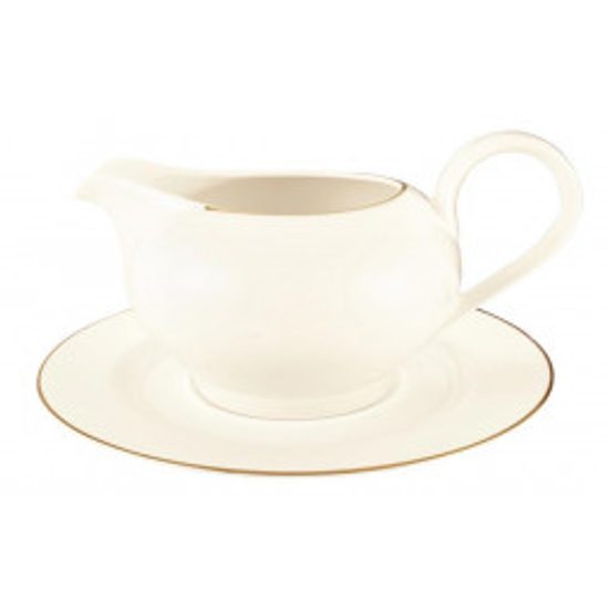 Gravy boat 0,74 l, Saphir Diamant oro 4159, Tettau Porcelain