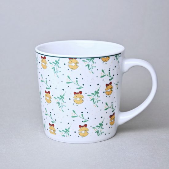 Hrnek Tomáš 470 ml Vánoční, ozdoba, Thun 1794, karlovarský porcelán