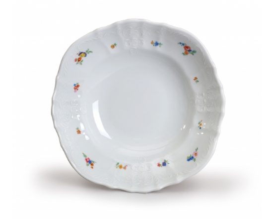 Mísa kompotová 25 cm, Thun 1794, karlovarský porcelán, BERNADOTTE házenka
