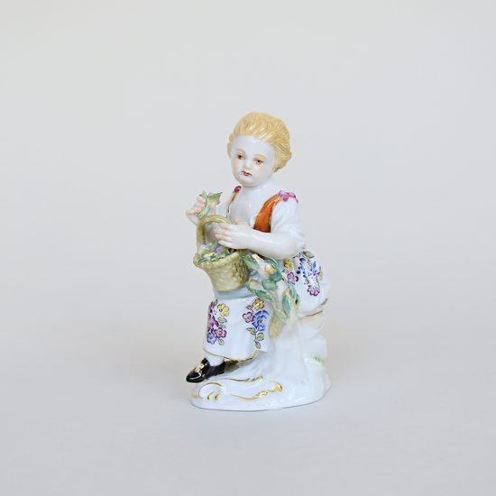 A Gardener, Meissen Porcelain Figures