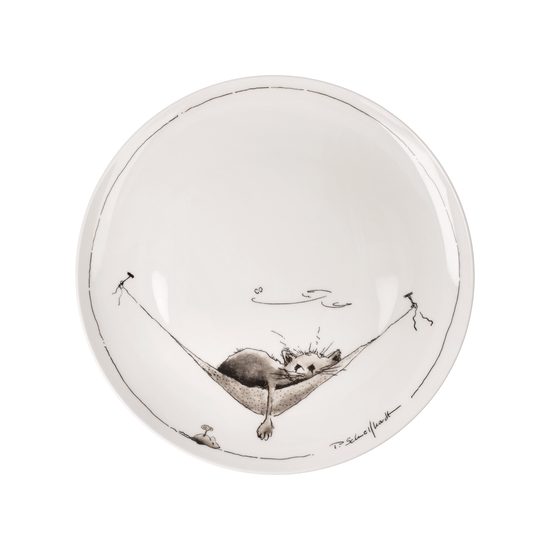 Plate Just Relax 23 / 23 / 2cm, Fine Bone China, P. Schnellhardt, Goebel
