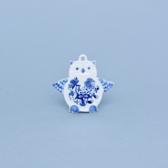 Magnet sova 9 x 8,5 cm, Cibulák, originální z Dubí