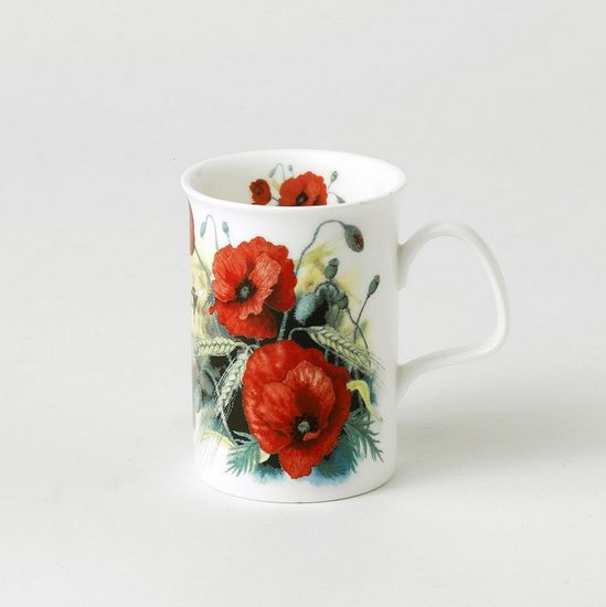 Poppy: Lancaster Mug 320 ml, Roy Kirkam fine bone china