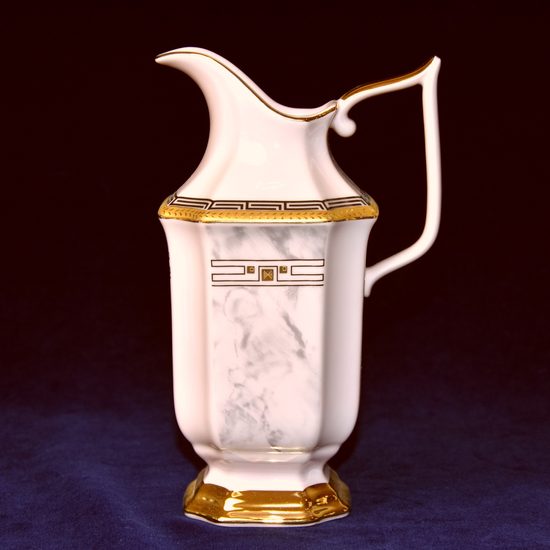 Karafa 20 cm, 0,6 l, Empír 513, Růžový porcelán z Chodova