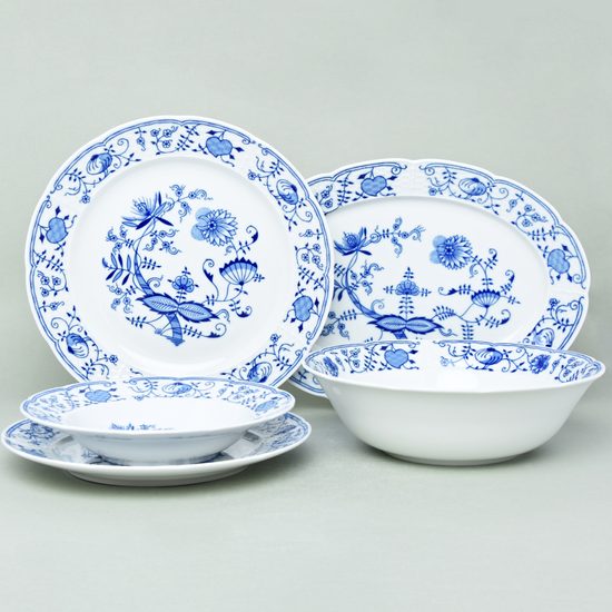 Dining set 15 pcs., Thun 1794 Carlsbad porcelain, Natalie - Blue Onion