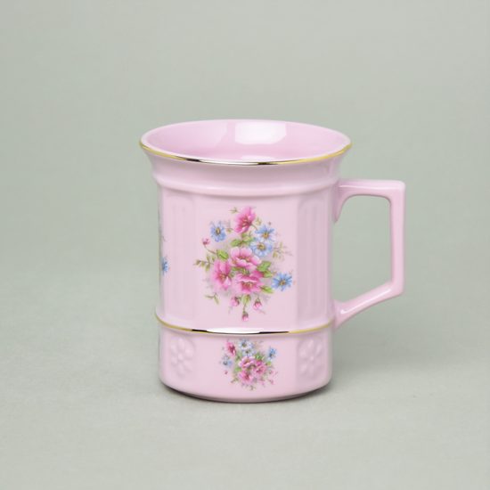 Mug square 0,25 l, Mary-Anne, Leander, rose china