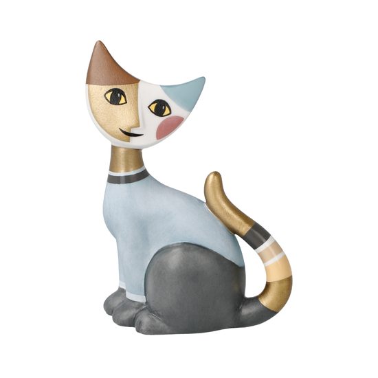 Cat Lola 5.5 / 3 / 8cm, biscuit china, Cats Goebel R. Wachtmeister