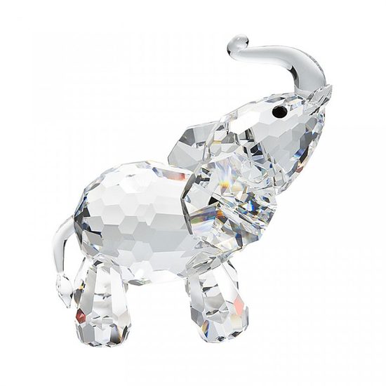 Stojící slon 55 x 60 mm, Křišťálové dárky a dekorace PRECIOSA
