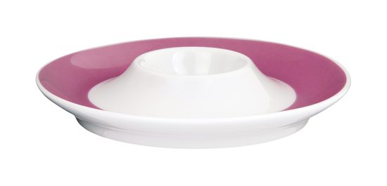 Trio orchidej: Kalíšek - talířek na vejce 12 cm, Porcelán Seltmann