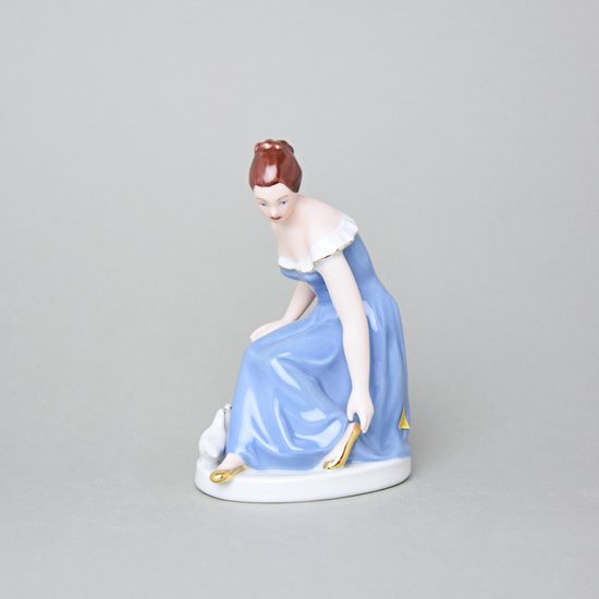 Popelka 10,5 x 7,0 x 14 cm, luxor, Porcelánové figurky Duchcov