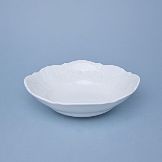 Frost no line: Bowl 19 cm, Thun 1794 Carlsbad porcelain, BERNADOTTE