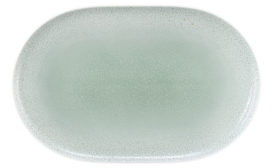 Dish oval flat 38 x 24 cm, Sento AURA home - mint, Seltmann porcelain