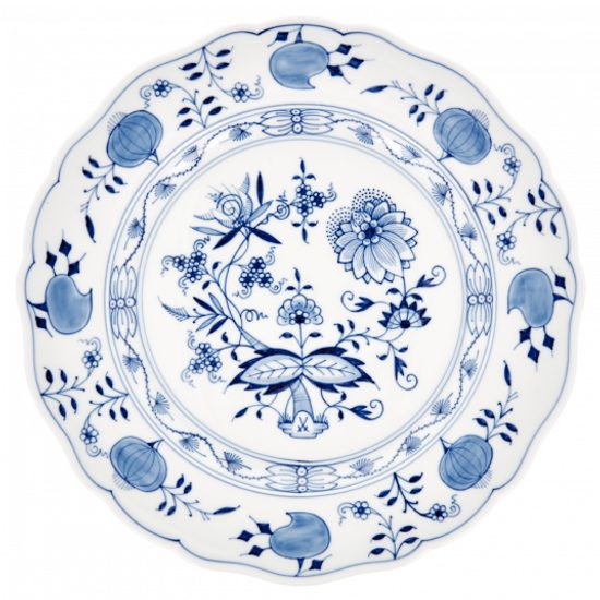 Dinner Plate 28 cm, Onion Pattern, Meissen Porcelain