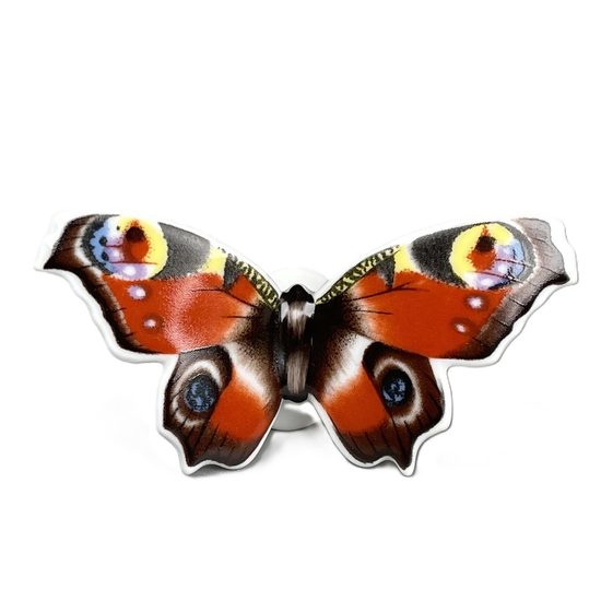 Butterfly Aglais io 8 x 4 x 2,5 cm, Unterweissbacher porcelain figures