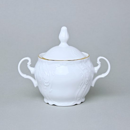 Cukřenka 300 ml, Thun 1794, karlovarský porcelán, BERNADOTTE zlatá linka