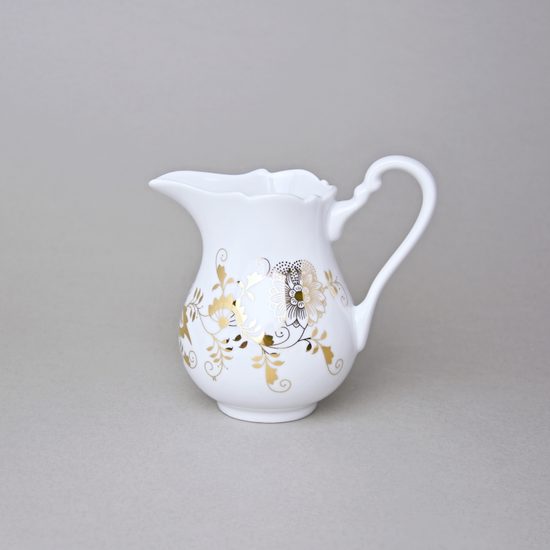 Creamer 250 ml, Golden Onion Pattern, Český porcelán from Dubí